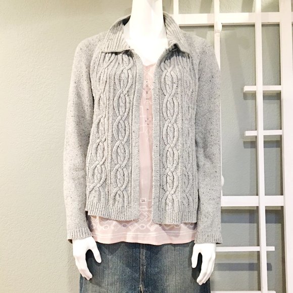 Cable Knit Cardigan | Crystal-Kobe - Picture 5 of 5
